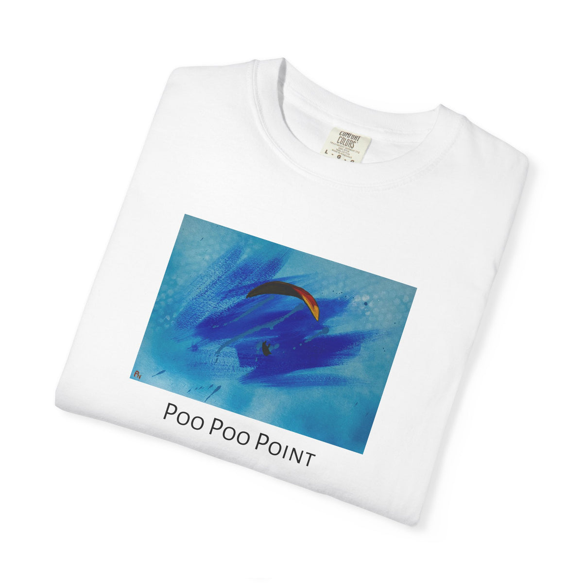 Red-Orange Poo Poo Point Unisex T-shirt