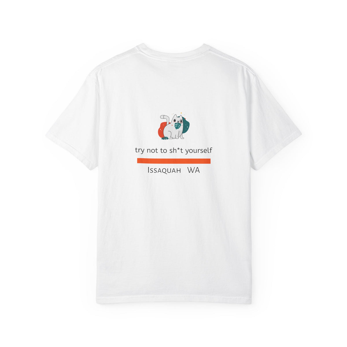 Red-Orange Poo Poo Point Unisex T-shirt