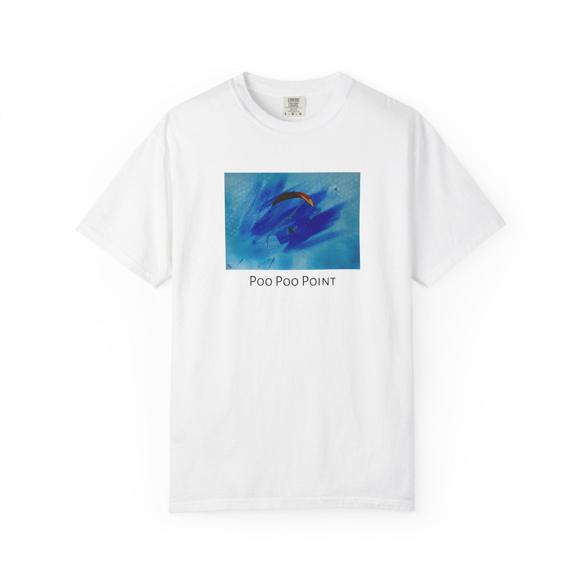 Red-Orange Poo Poo Point Unisex T-shirt