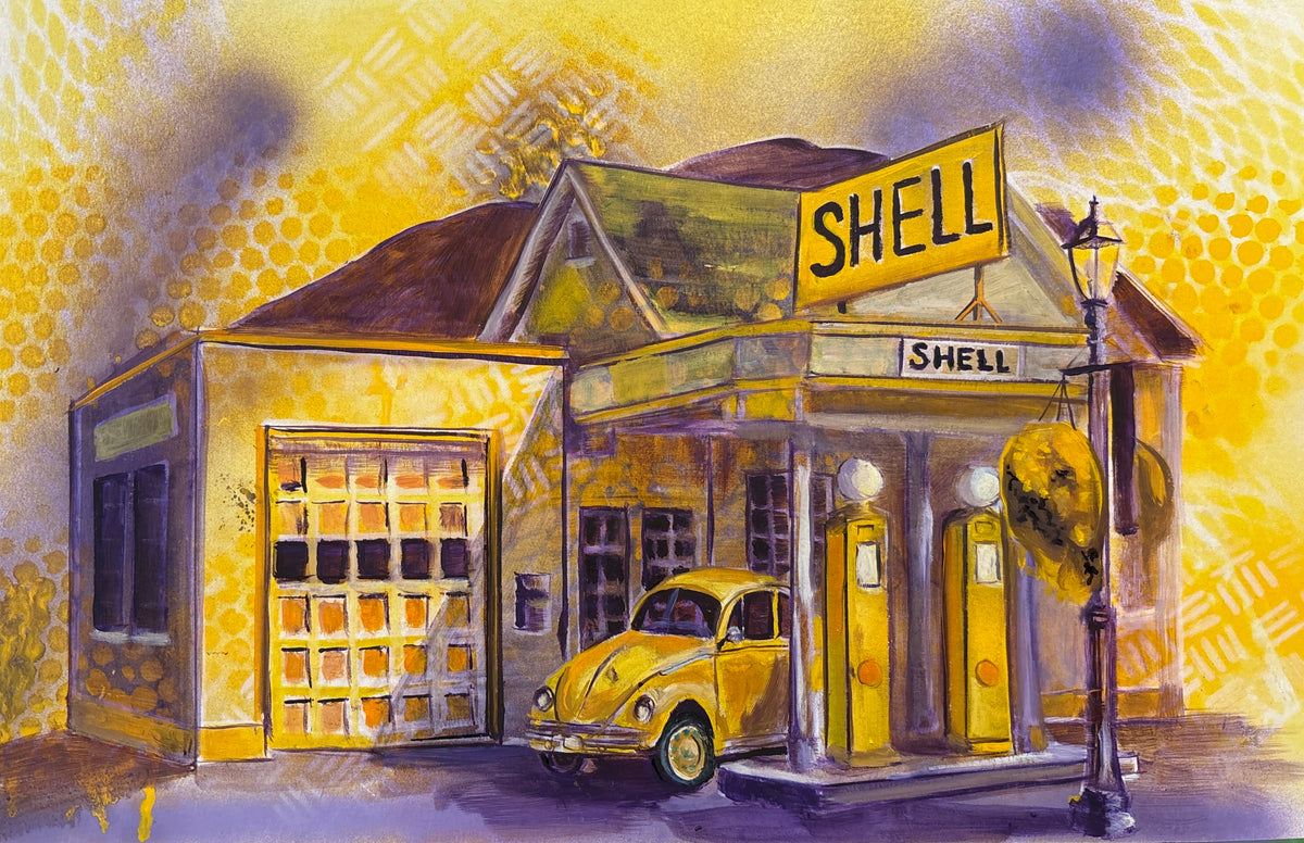Issaquah Shell Station artwork